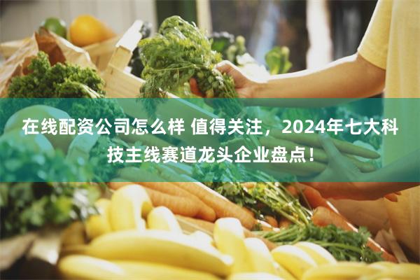 在线配资公司怎么样 值得关注，2024年七大科技主线赛道龙头企业盘点！