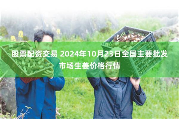 股票配资交易 2024年10月23日全国主要批发市场生姜价格行情