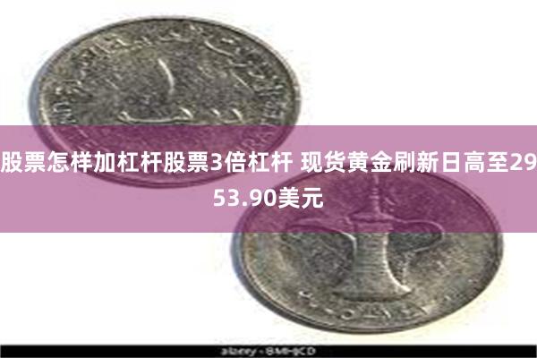 股票怎样加杠杆股票3倍杠杆 现货黄金刷新日高至2953.90美元